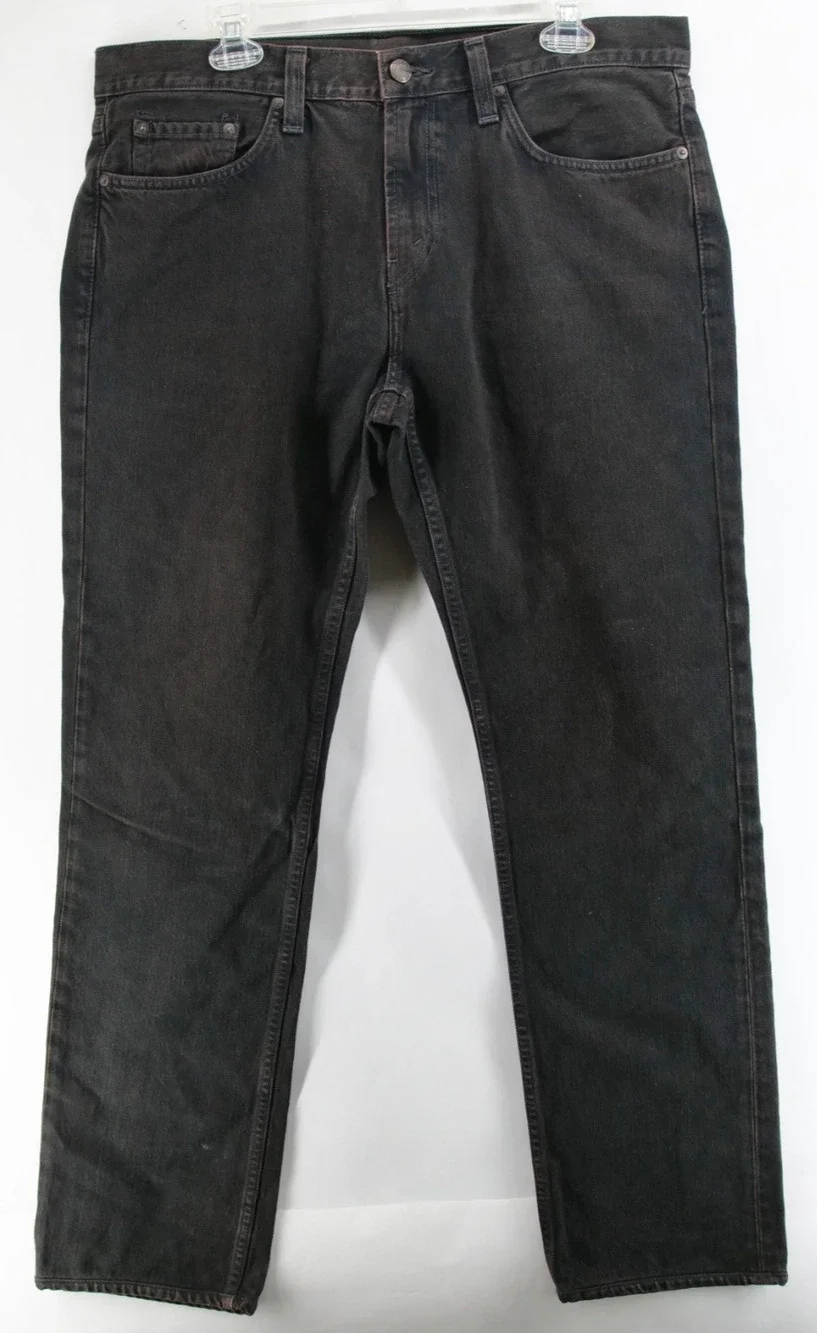 J Brand KANE Men’s Jeans 36x32 Slim Straight Leg Black Denim
